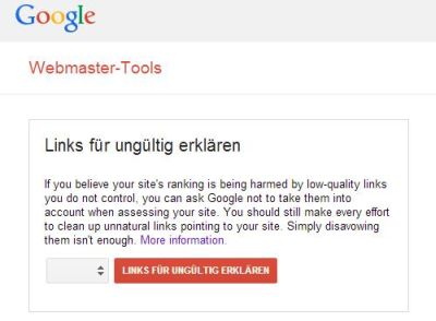 Google's Disavow Tool